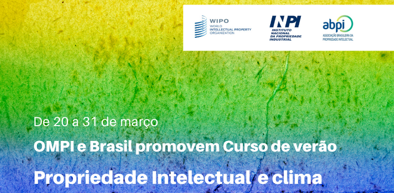 OMPI e Brasil promovem curso de verão sobre PI e clima